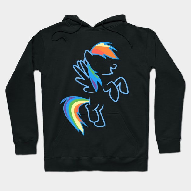 Rainbow Dash My Little Pony Hoodie TeePublic